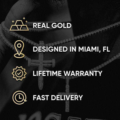 2 Chains + 2 Pendants - Yellow Gold