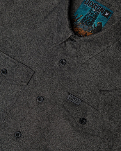 Obsidian Short Sleeve Flannel
