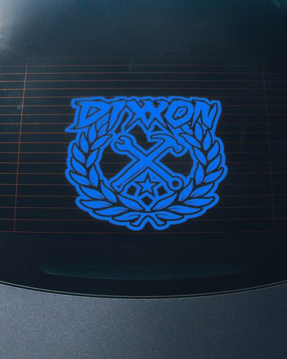 Party Crest Die Cut Sticker - 14"
