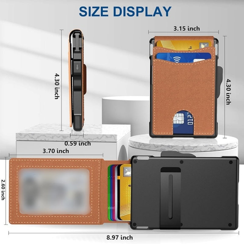 ✨LAST DAY ONLY 49% OFF🔥Men's Business Style Pu Leather Card Slots