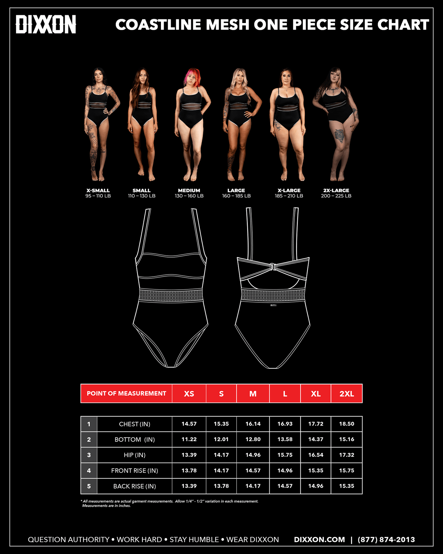 Women's Coastline Mesh One Piece Swimsuit - Black & White