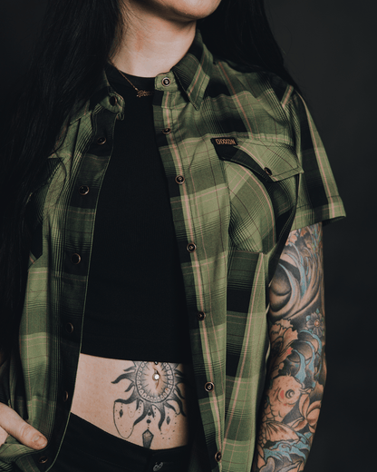 Women's Full Metal Jacket Bamboo Short Sleeve