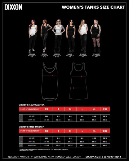 Women's Gwen Fitted Tank - Black